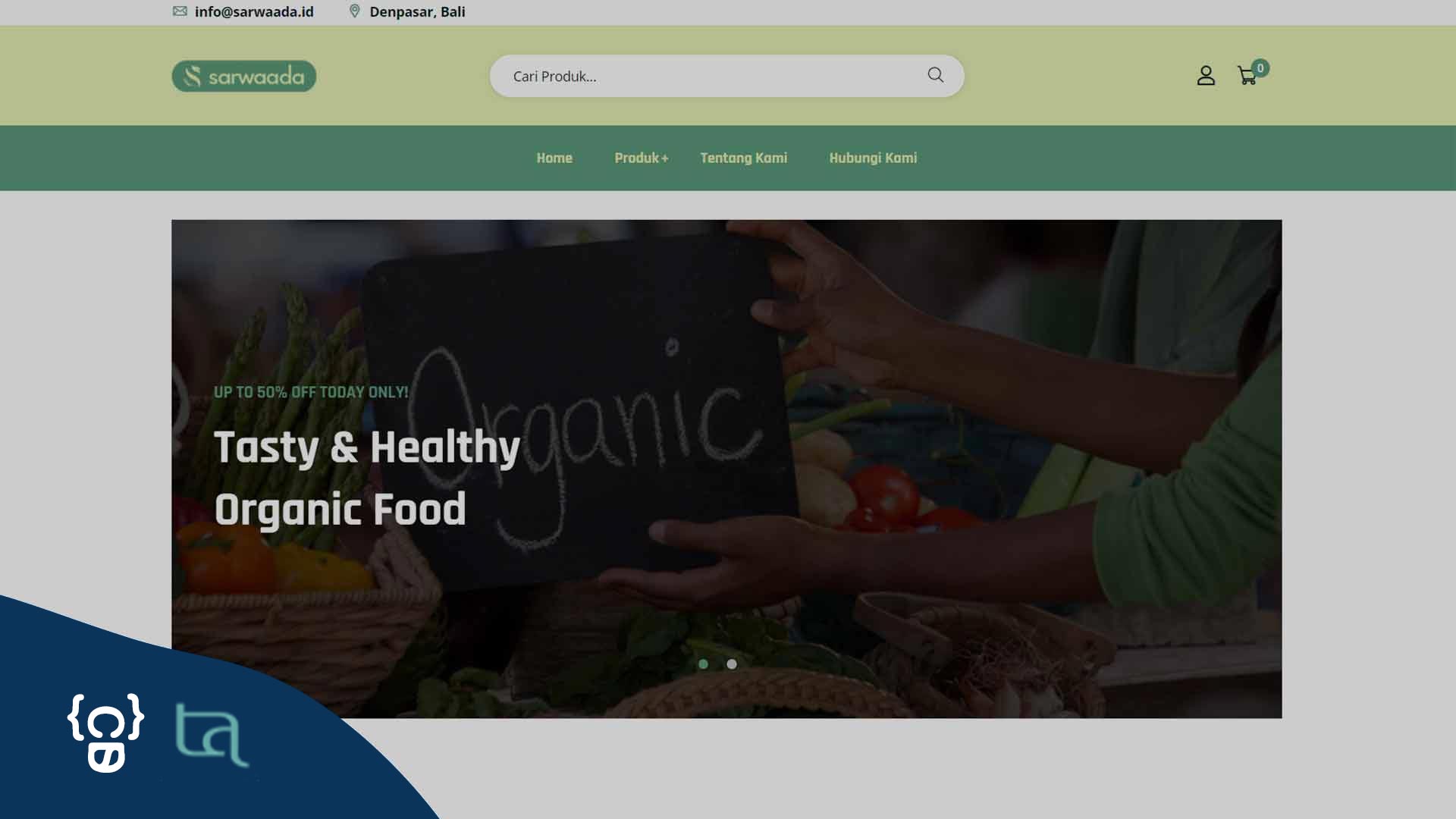 Portfolio Sarwaada.id Website Development