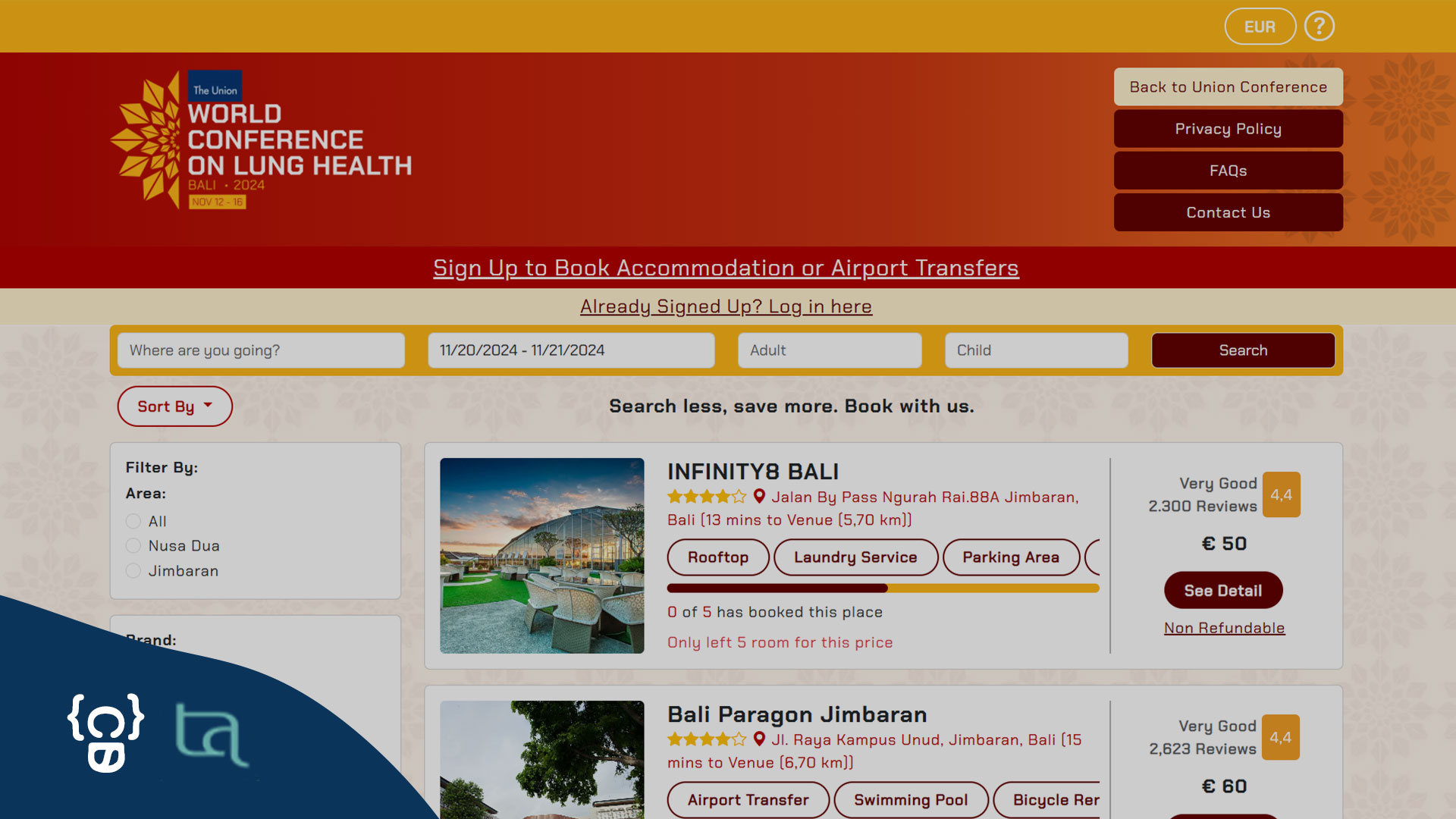 Portfolio Wclh2024bali.com Website Development